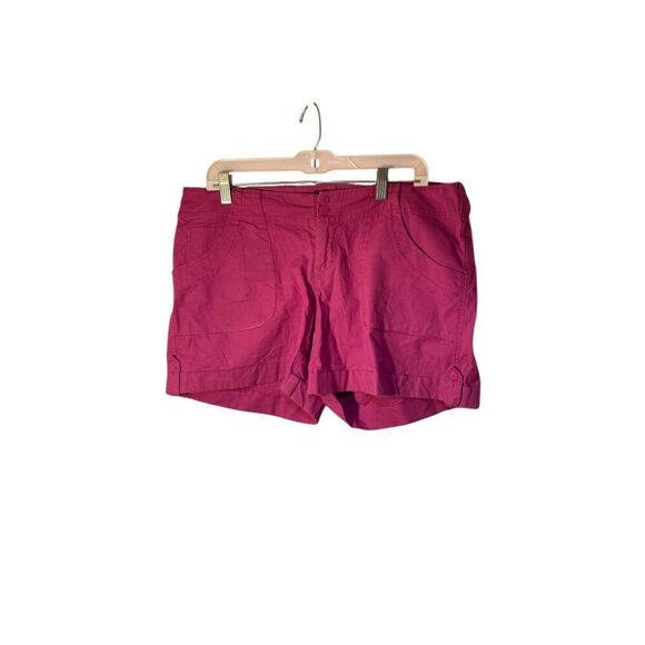 The North face Woman’s Magenta Pink Outdoor Hiking Shorts Size 12 - Picture 1 of 6